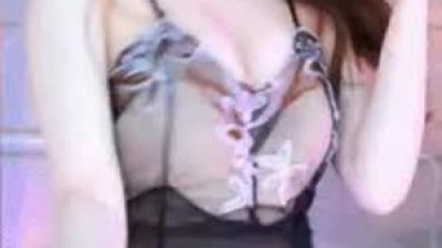 야한생각  BJ 재희 시스루 망사 슬립 가슴골
