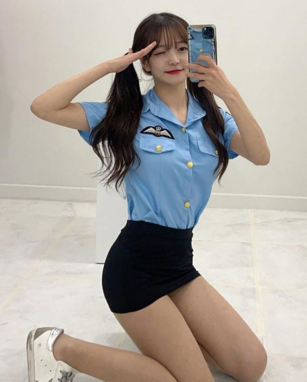 은근야한 BJ 박민정 섹시 코스튬 교복 비키니 셀카