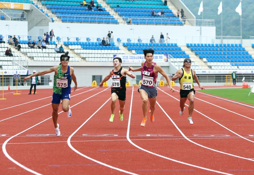 [전국체전] 고승환, 육상 남자 일반부 200ｍ 대회신기록 세우며 우승