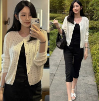 '16세 연상♥' 박지현, 임신 중에도 극세사 각선미..카프리 팬츠 입은 '예비 엄마'