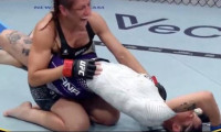 “때리던 선수가 항복했다” UFC서 초희귀 기술로 역사 쓴 女 파이터 아델리안