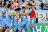 김강산 결승골로 대구 연승 이끌어…팀 내 유일 '전경기 풀타임' 주장의 품격