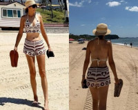 애셋맘이 이 몸매면 '반칙'…175.5cm 전미라, 20대 뺨치는 '핫 비키니' 자태